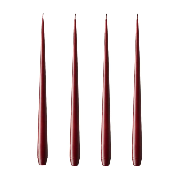 ester & erik ljus 4-pack matt - Wine, 32 cm - ester & erik