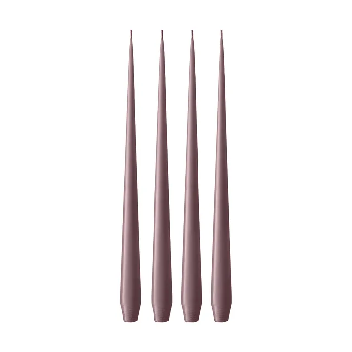 ester & erik ljus 4-pack matt - Winter rose 84, 32 cm - ester & erik