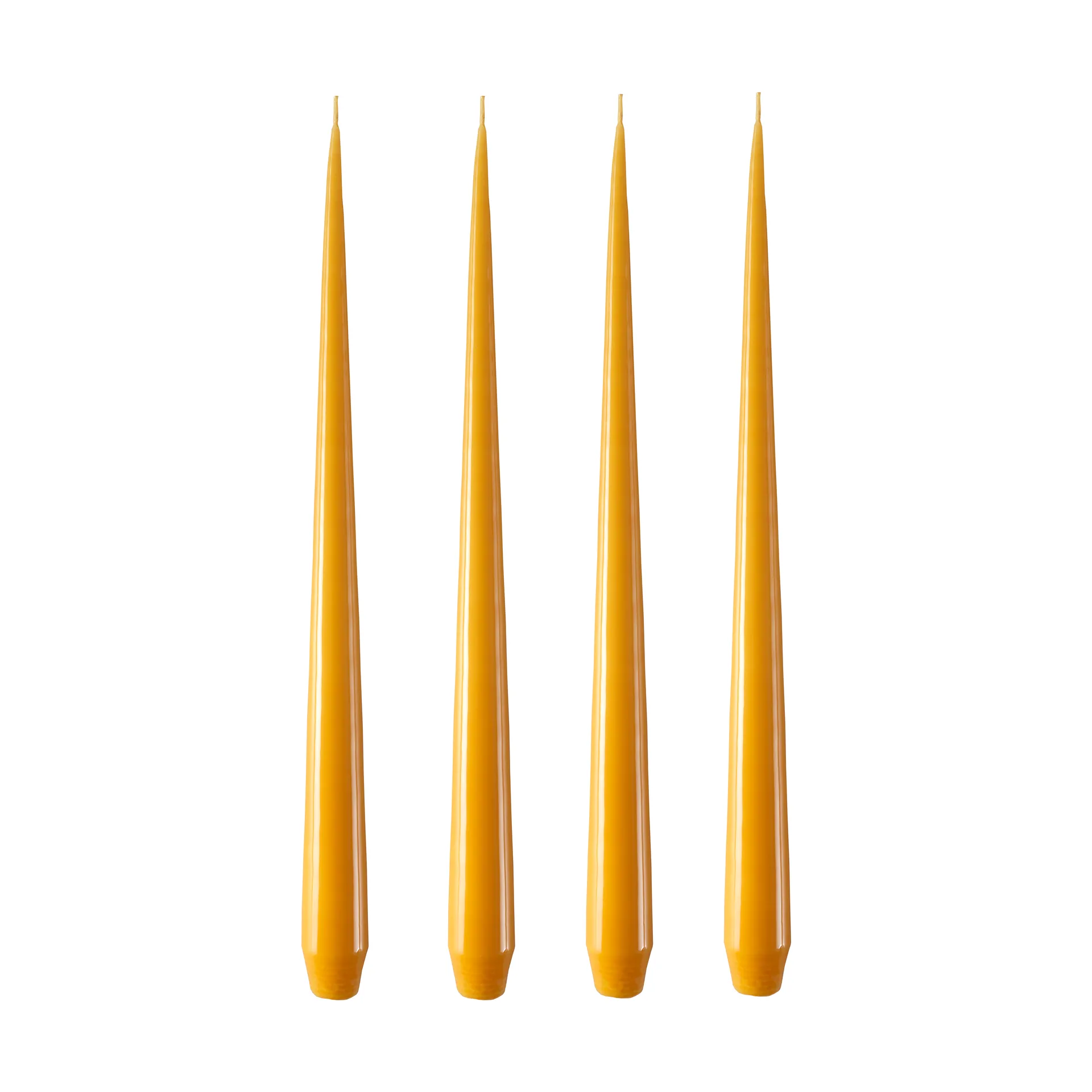 ester & erik ljus lackad 4-pack, honey balm, 42 cm ester & erik