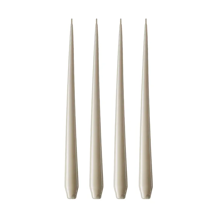 ester & erik ljus lackad 4-pack - linen grey, 42 cm - ester & erik