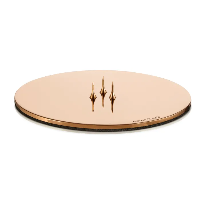 ester & erik ljusfat Ø12 cm blank - Rosé guld - ester & erik