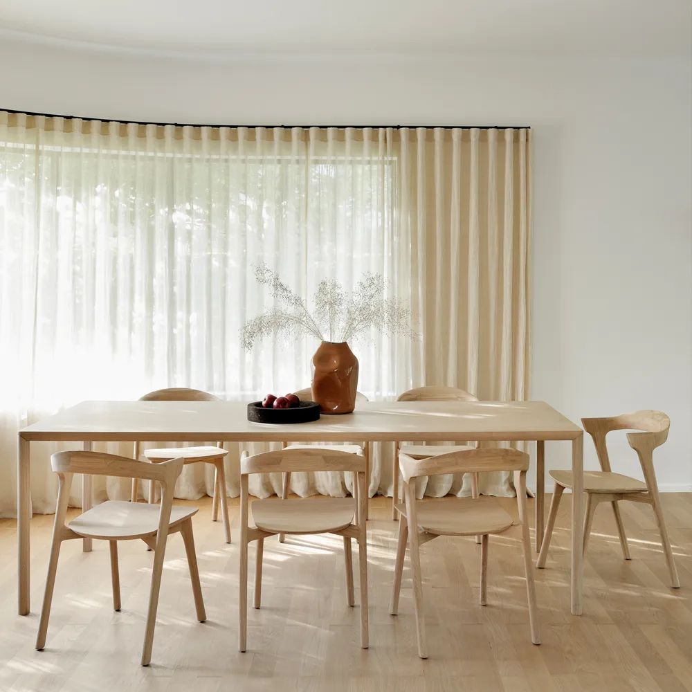 Air matbord, Ek lack 140 cm Ethnicraft