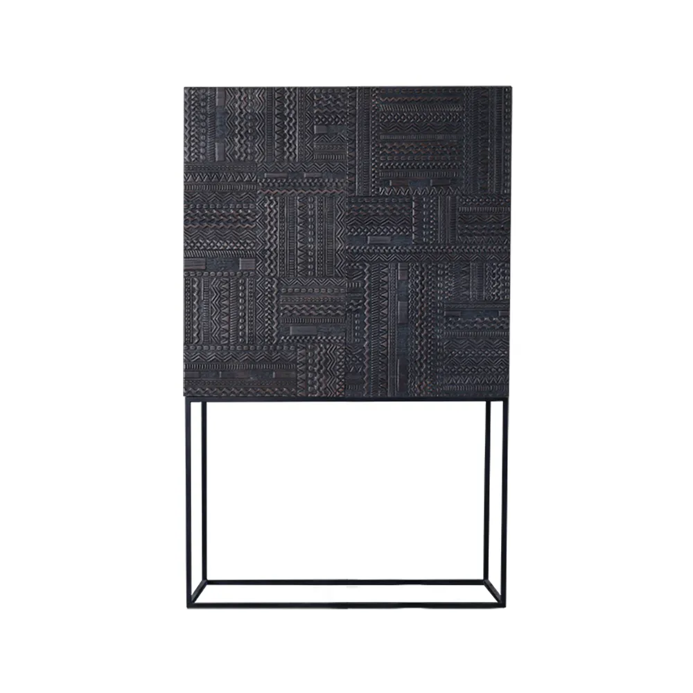 Ancestors Tabwa skåp, Teak 2 dörrar-2 lådor 100x160 Ethnicraft