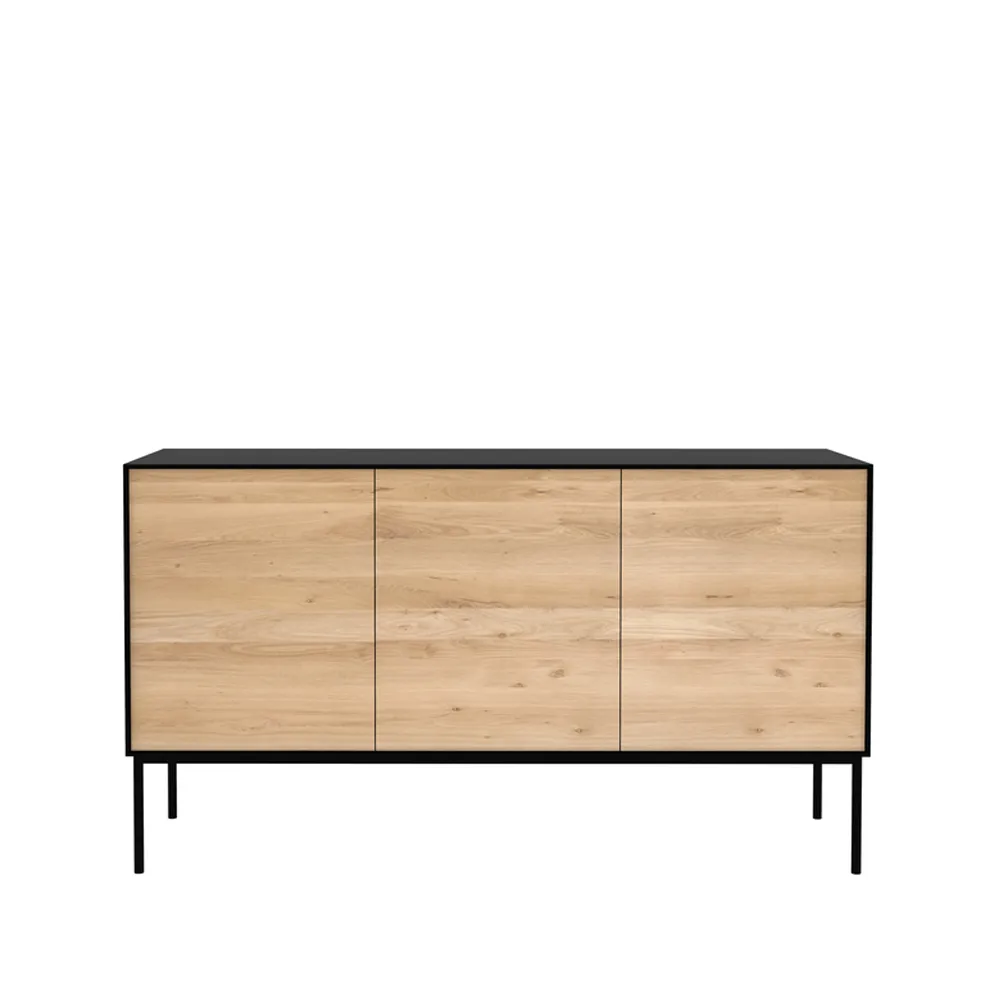 Blackbird sideboard, Svart ek 3 dörrar Ethnicraft