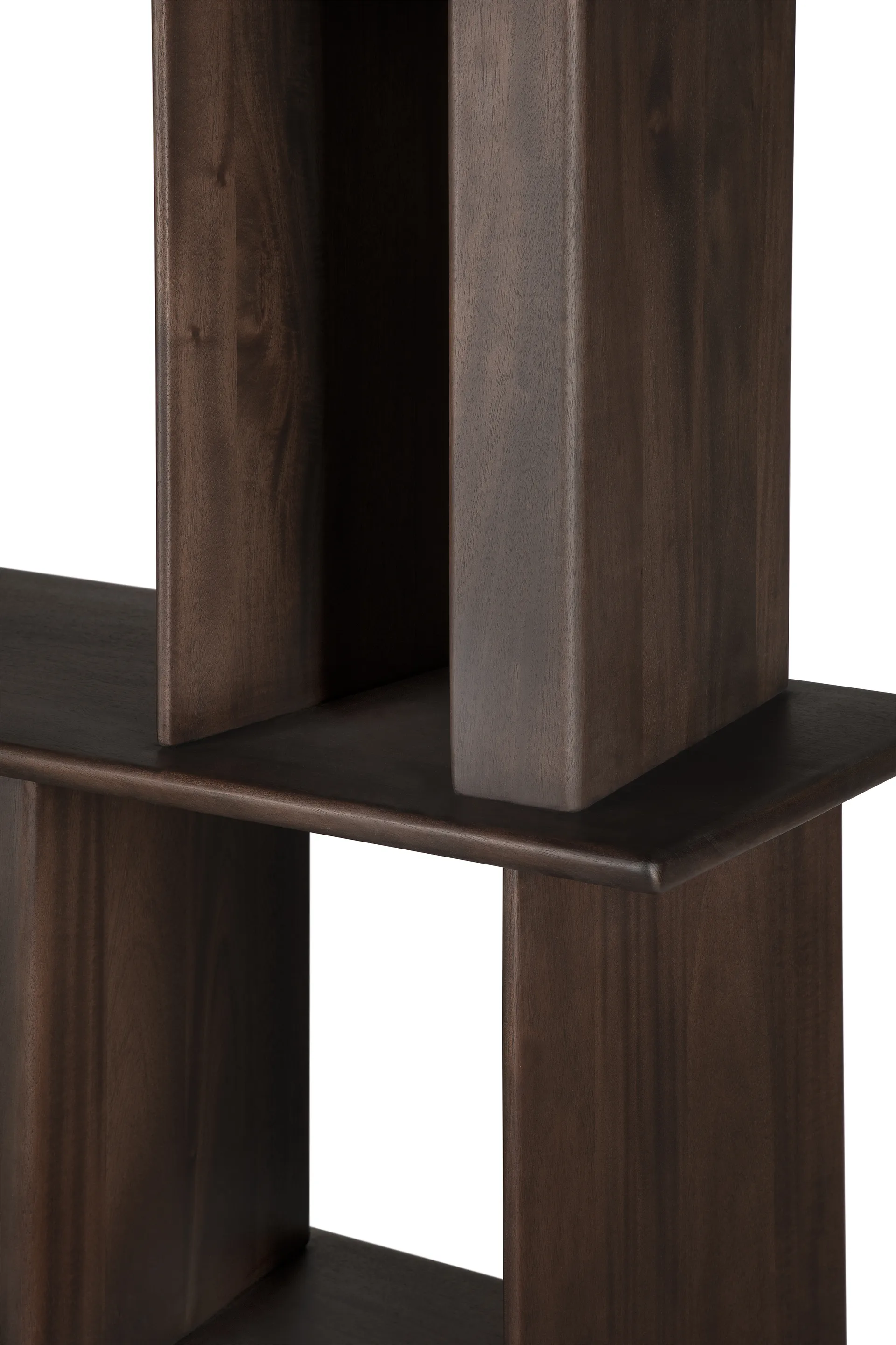 Block bokhylla, Espresso matte mahogany, 120x207 cm Ethnicraft