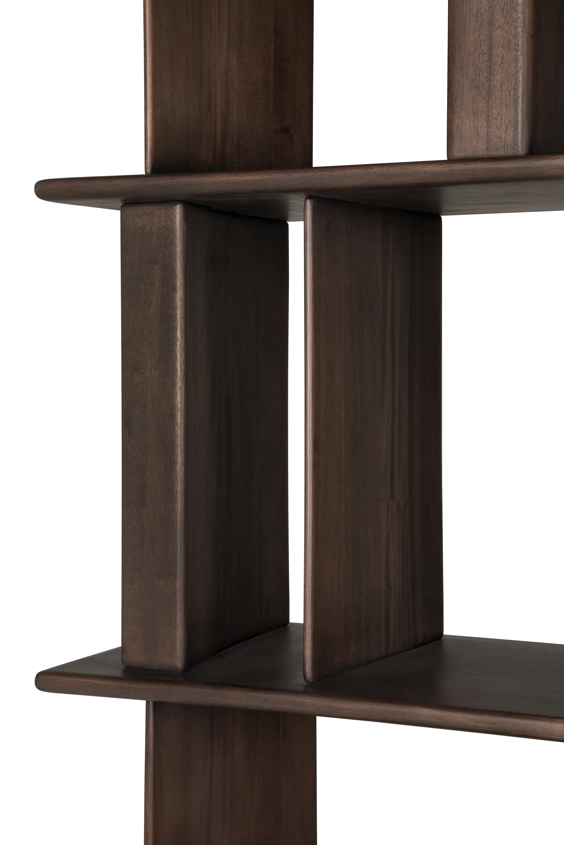 Block bokhylla, Espresso matte mahogany, 120x207 cm Ethnicraft