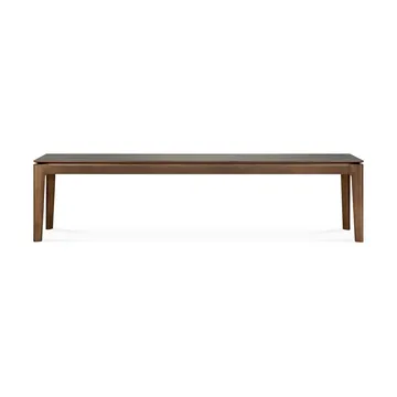 Bok bänk - Mörkbetsad teak 186 cm - Ethnicraft