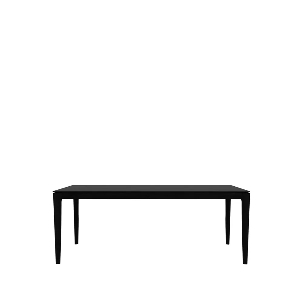 Bok matbord 200x95 cm, Svartbetsad ek Ethnicraft