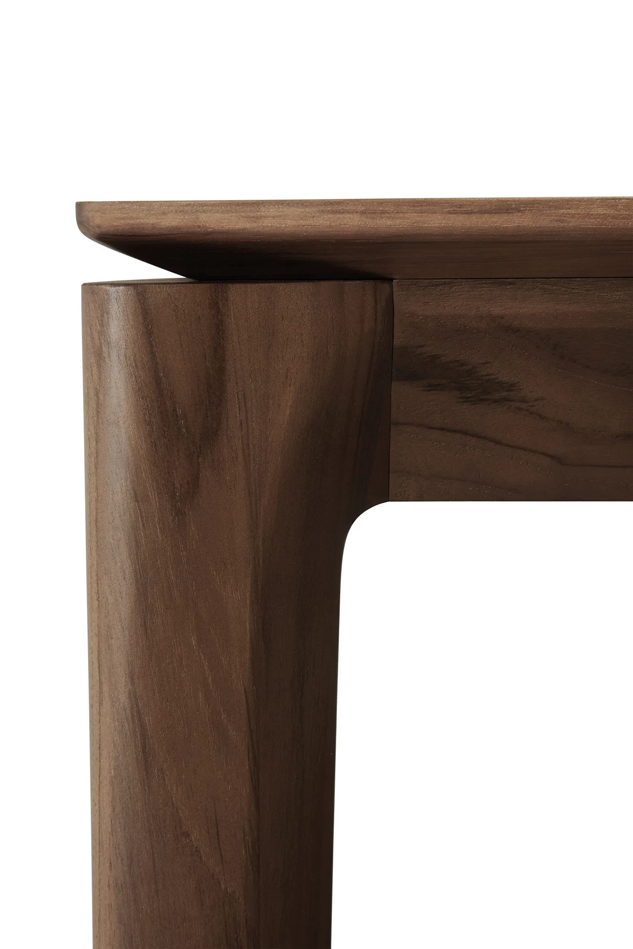 Bok matbord 240x100 cm, Lackad teak brown Ethnicraft