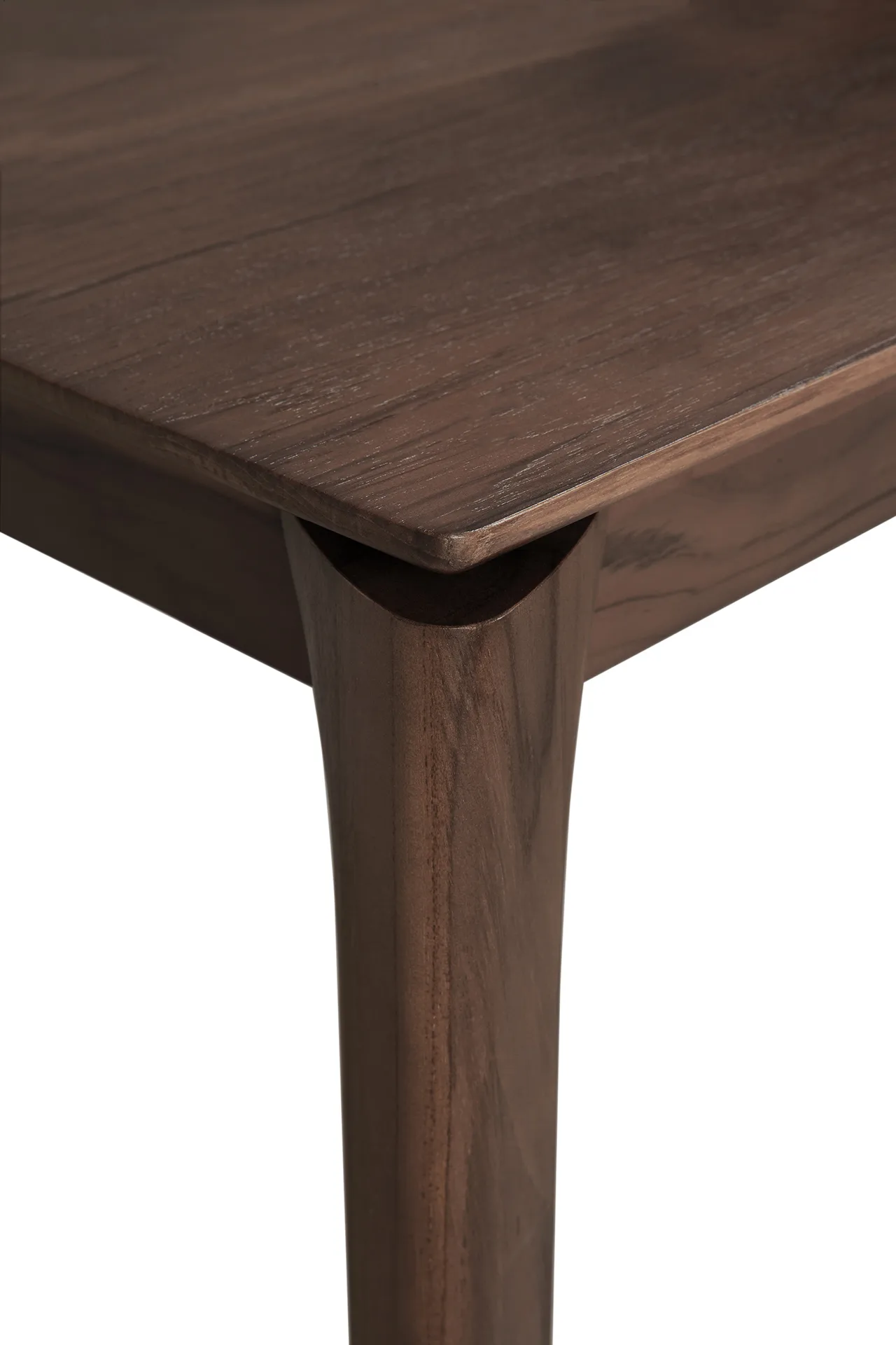 Bok matbord 240x100 cm, Lackad teak brown Ethnicraft
