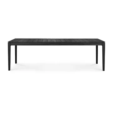 Bok outdoor matbord svartbetsad teak - 250x100 cm - Ethnicraft