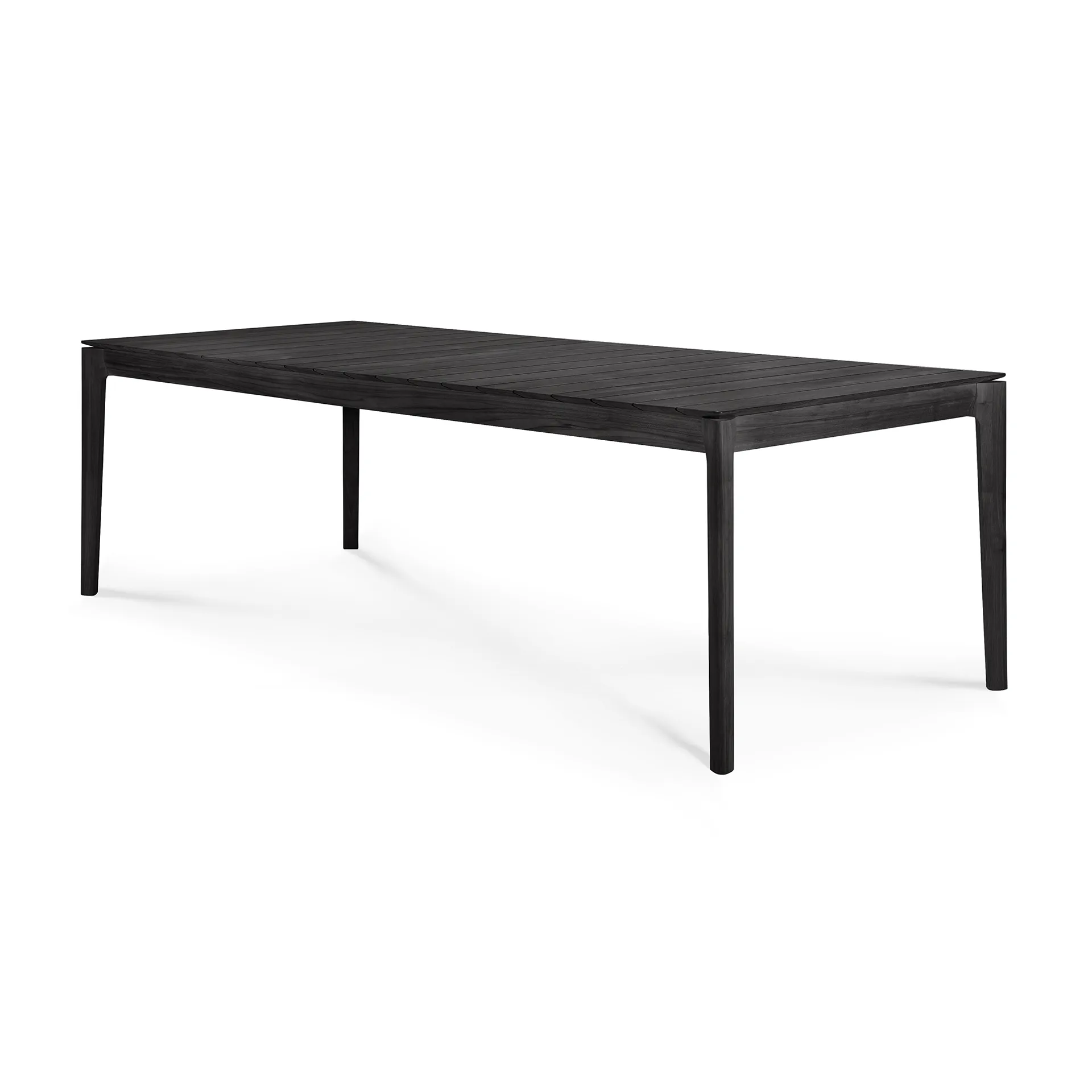 Bok outdoor matbord svartbetsad teak, 250x100 cm Ethnicraft