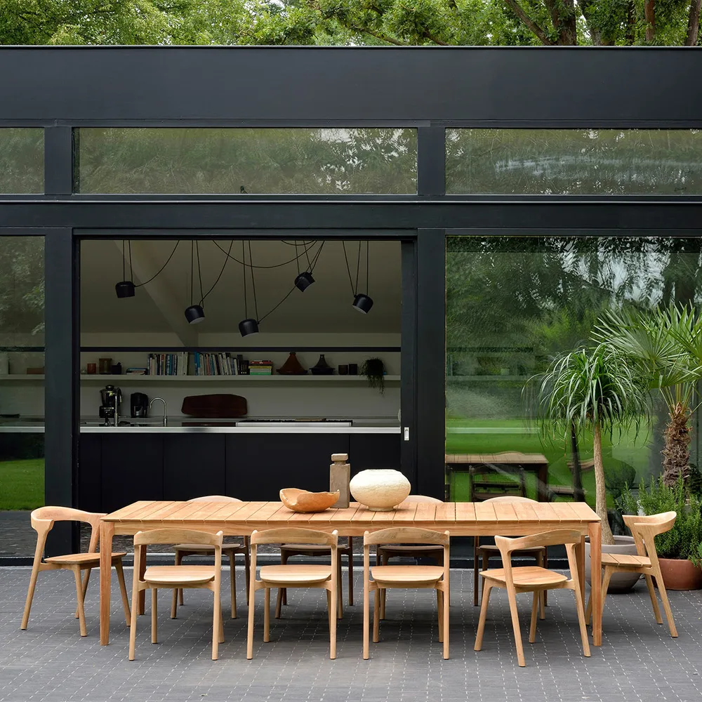 Bok outdoor matbord teak, 250x100 cm Ethnicraft