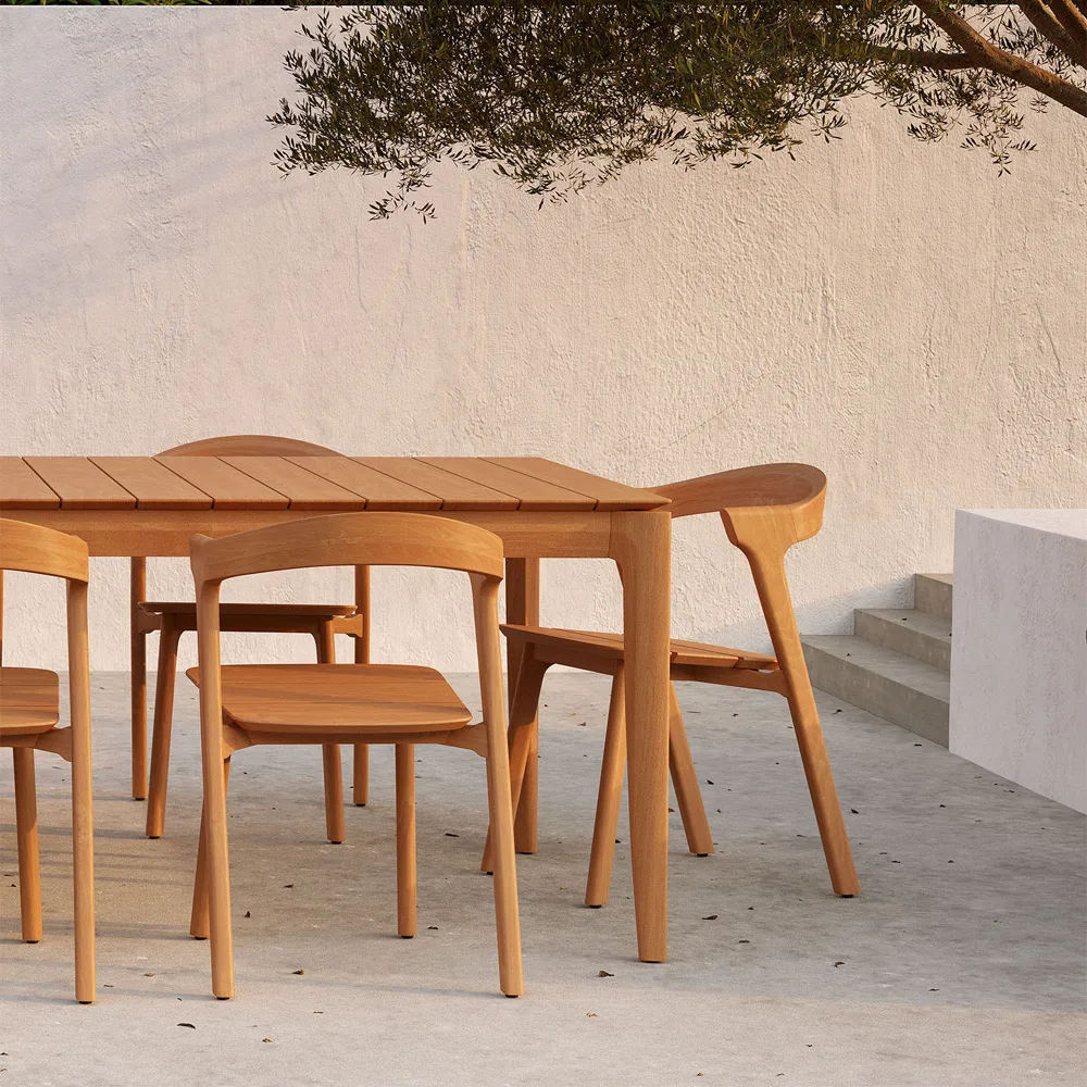 Bok outdoor matbord teak, 250x100 cm Ethnicraft