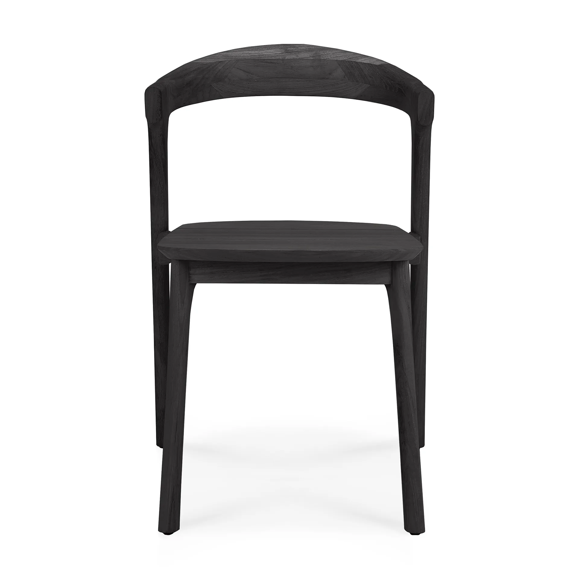 Bok outdoor stol, Svartbetsad teak Ethnicraft