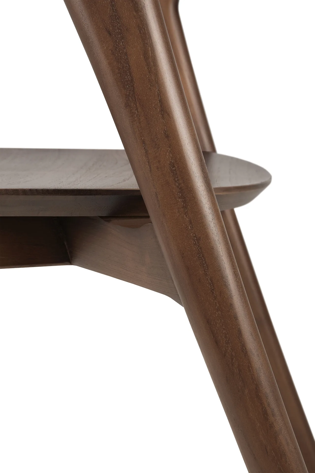 Bok stol, Lackad teak brun Ethnicraft