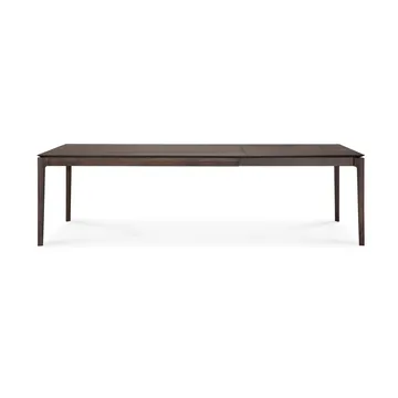 Bok utdragbart matbord - Brunlackerad ek, 100x180/280 cm - Ethnicraft