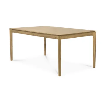 Bok utdragbart matbord - Lackerad ek, 90x160/240 cm - Ethnicraft
