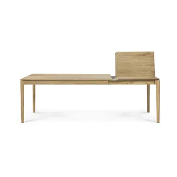 Bok utdragbart matbord - Lackerad ek, 90x160/240 cm - Ethnicraft
