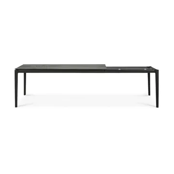 Bok utdragbart matbord - Svartlackerad ek, 100x200/300 cm - Ethnicraft