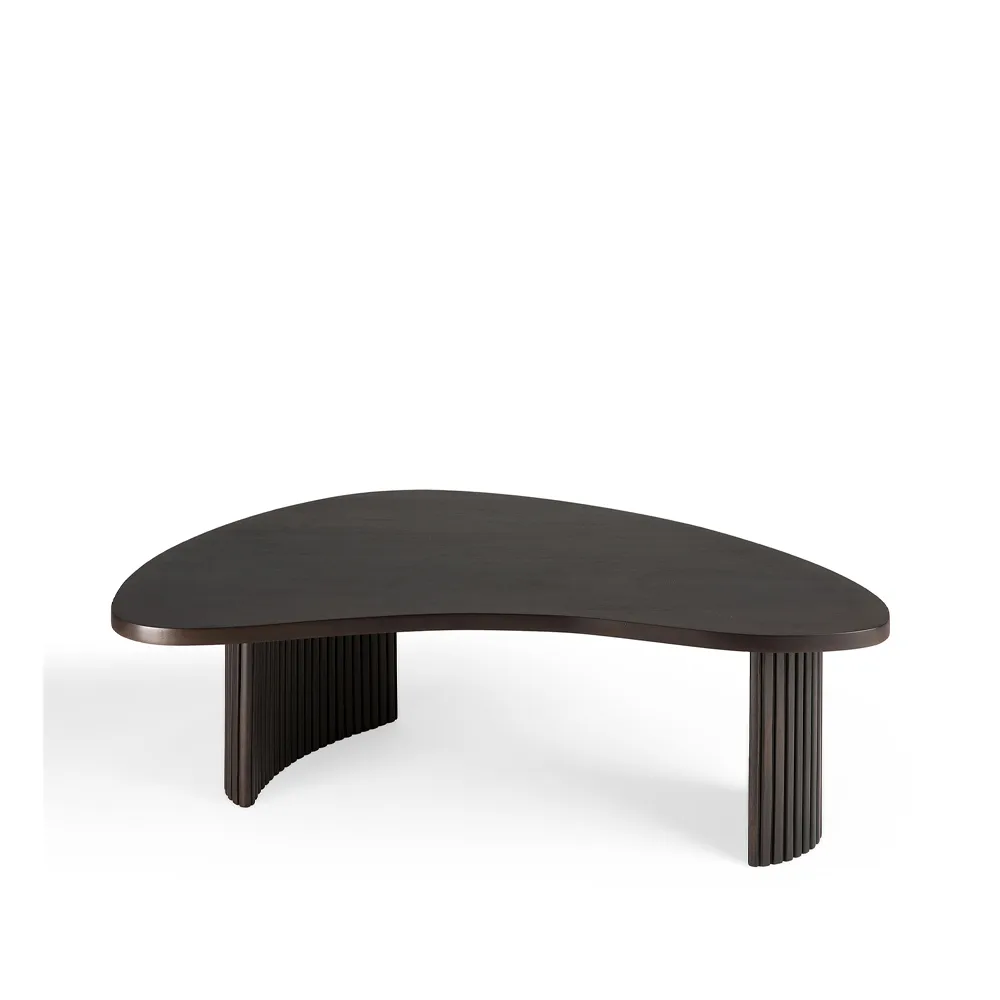 Boomerang soffbord, Mahogny dark brown 90x61x29 cm Ethnicraft