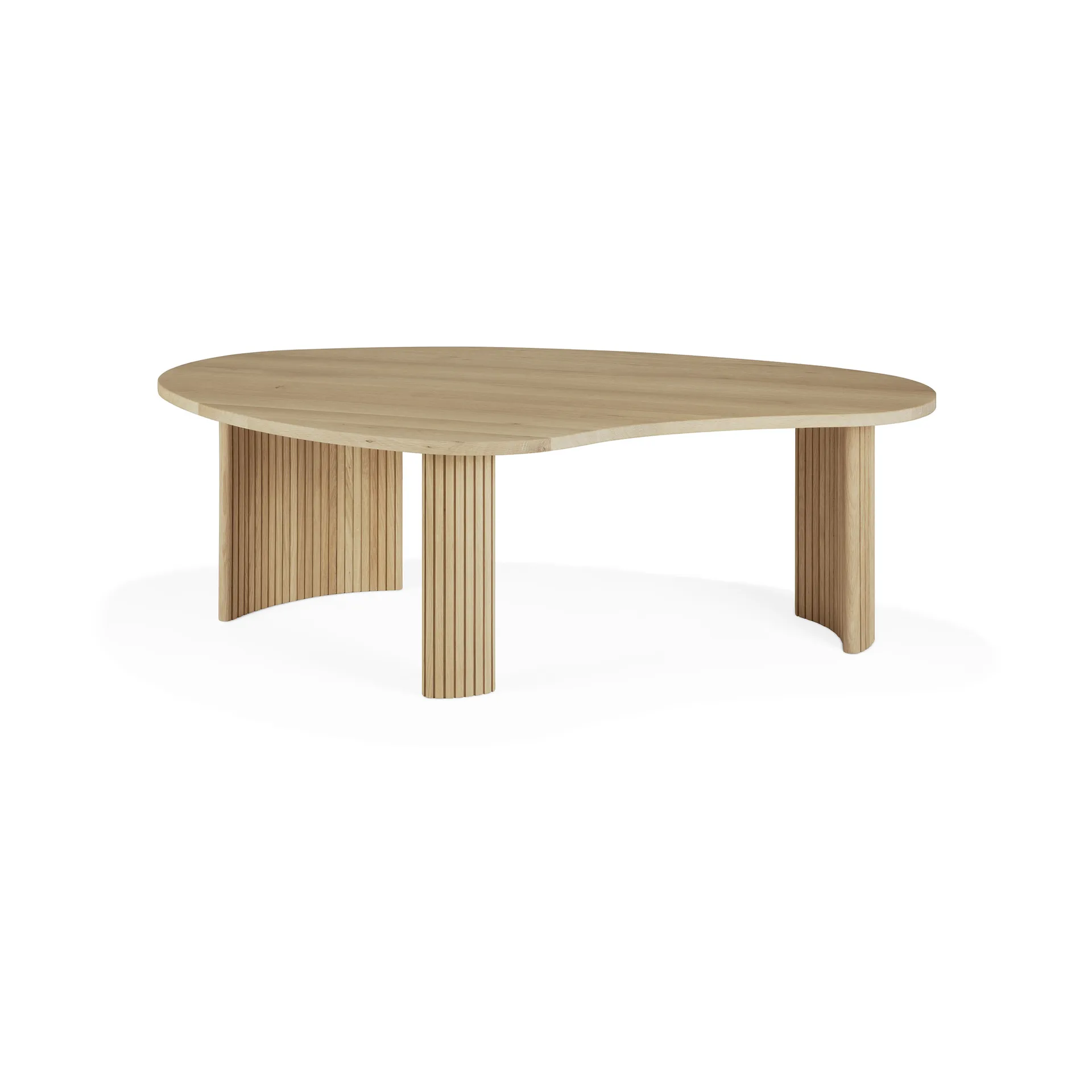 Boomerang soffbord, Oak, 126x74 cm Ethnicraft