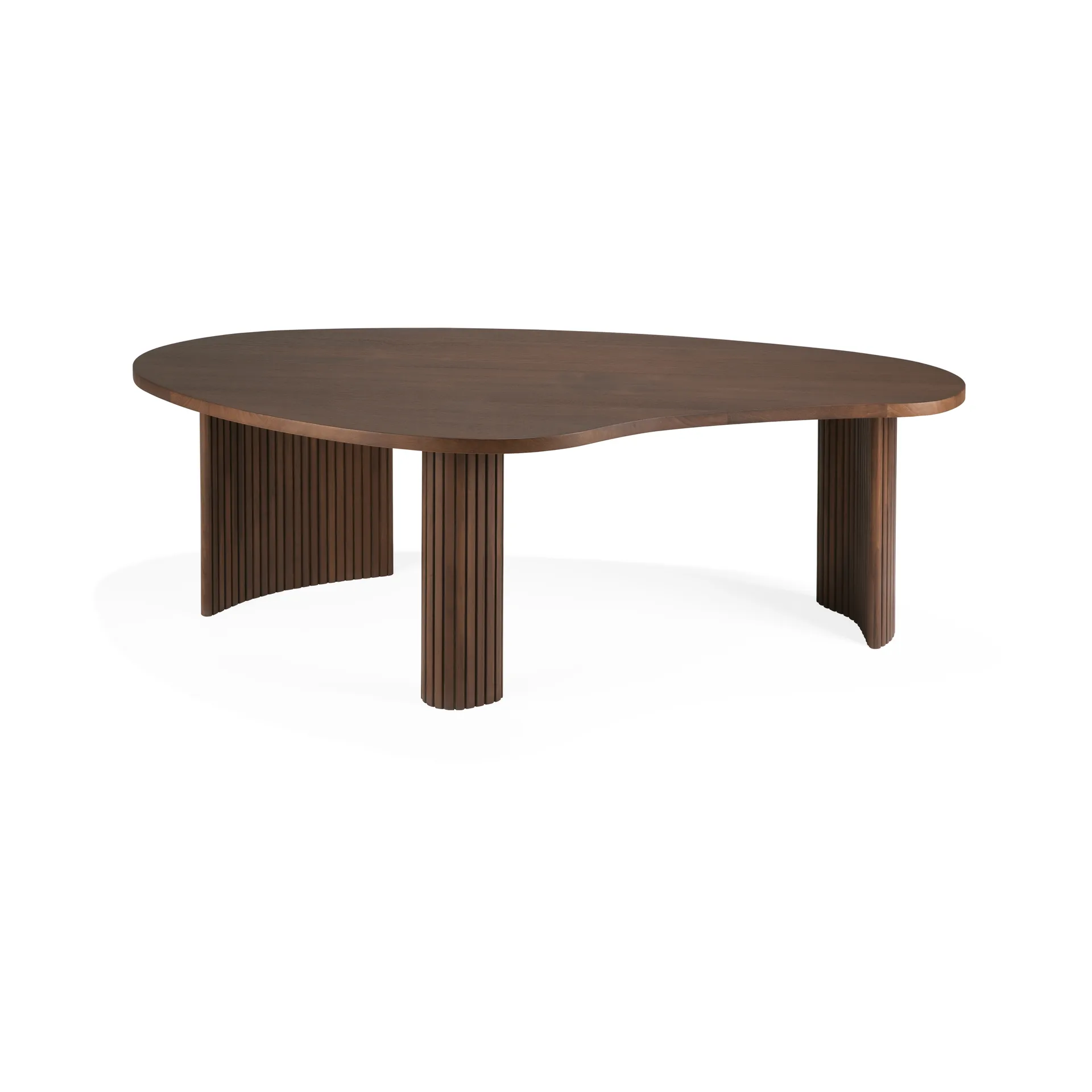 Boomerang soffbord, Teak, 126x74 cm Ethnicraft