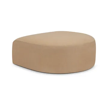 Bulky semi-circle fotpall - Light sepia - Ethnicraft