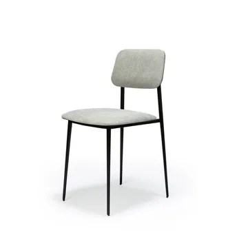 DC Dining stol - Light grey-Black metal - Ethnicraft