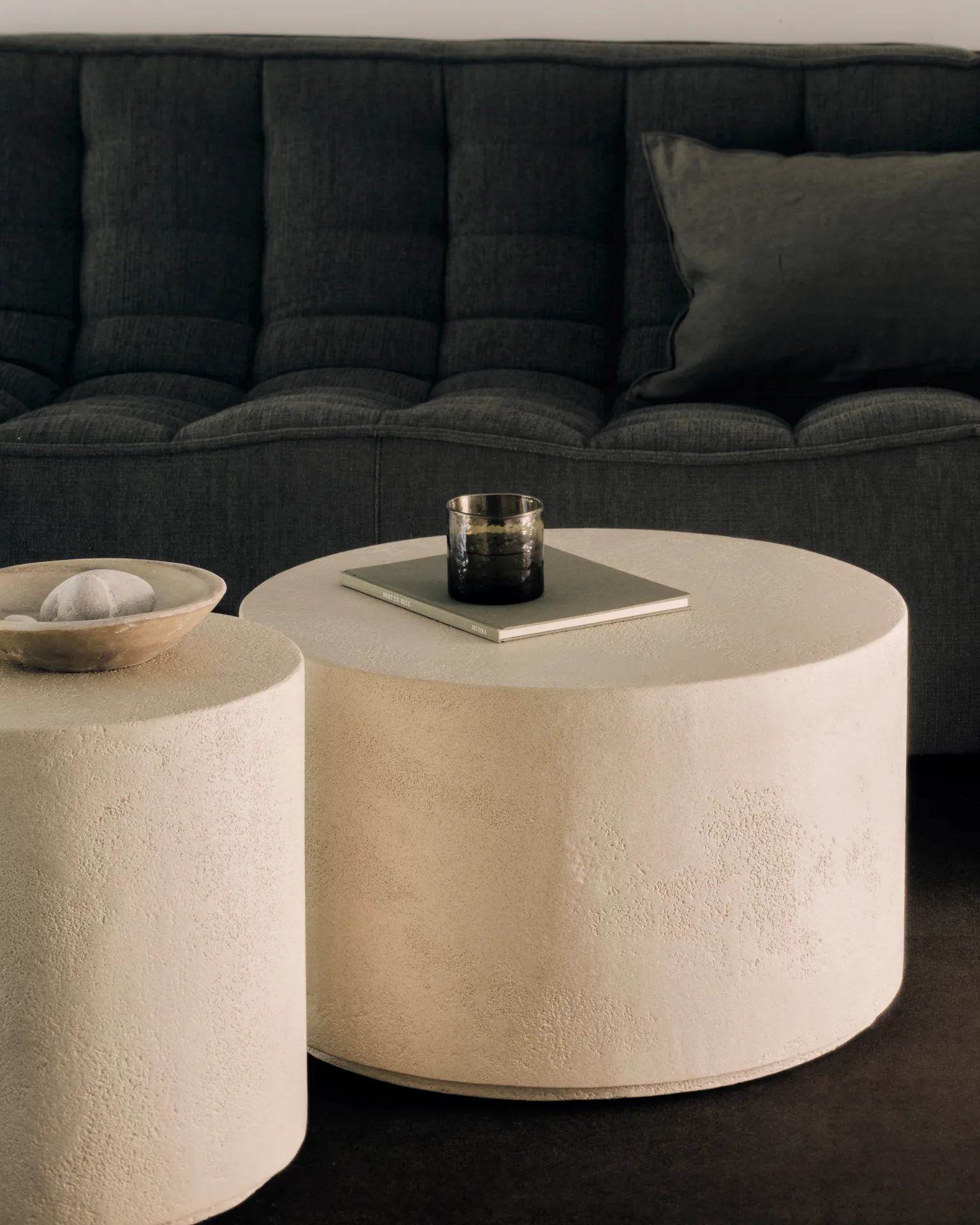 Elements soffbord, Off white, Ø60 cm Ethnicraft