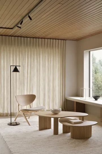 Eye loungefåtölj - Oak, off white - Ethnicraft