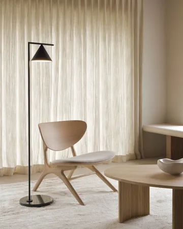 Eye loungefåtölj - Oak, off white - Ethnicraft