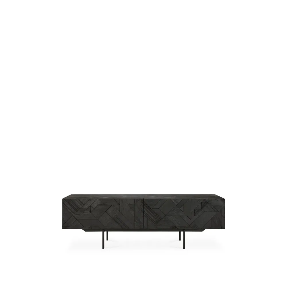 Graphic mediabänk, Black 162 cm Ethnicraft