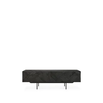 Graphic mediabänk - Black 162 cm - Ethnicraft