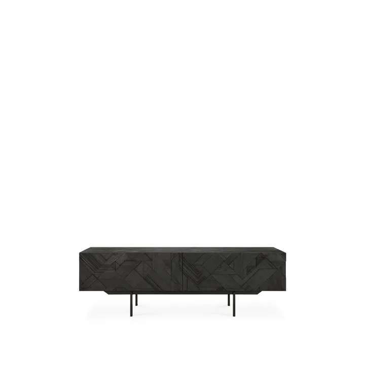 Graphic mediabänk - Black 162 cm - Ethnicraft