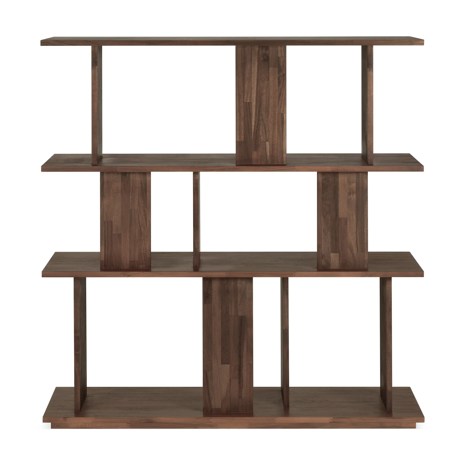 Irregular hylla, Mörkbetsad teak small Ethnicraft
