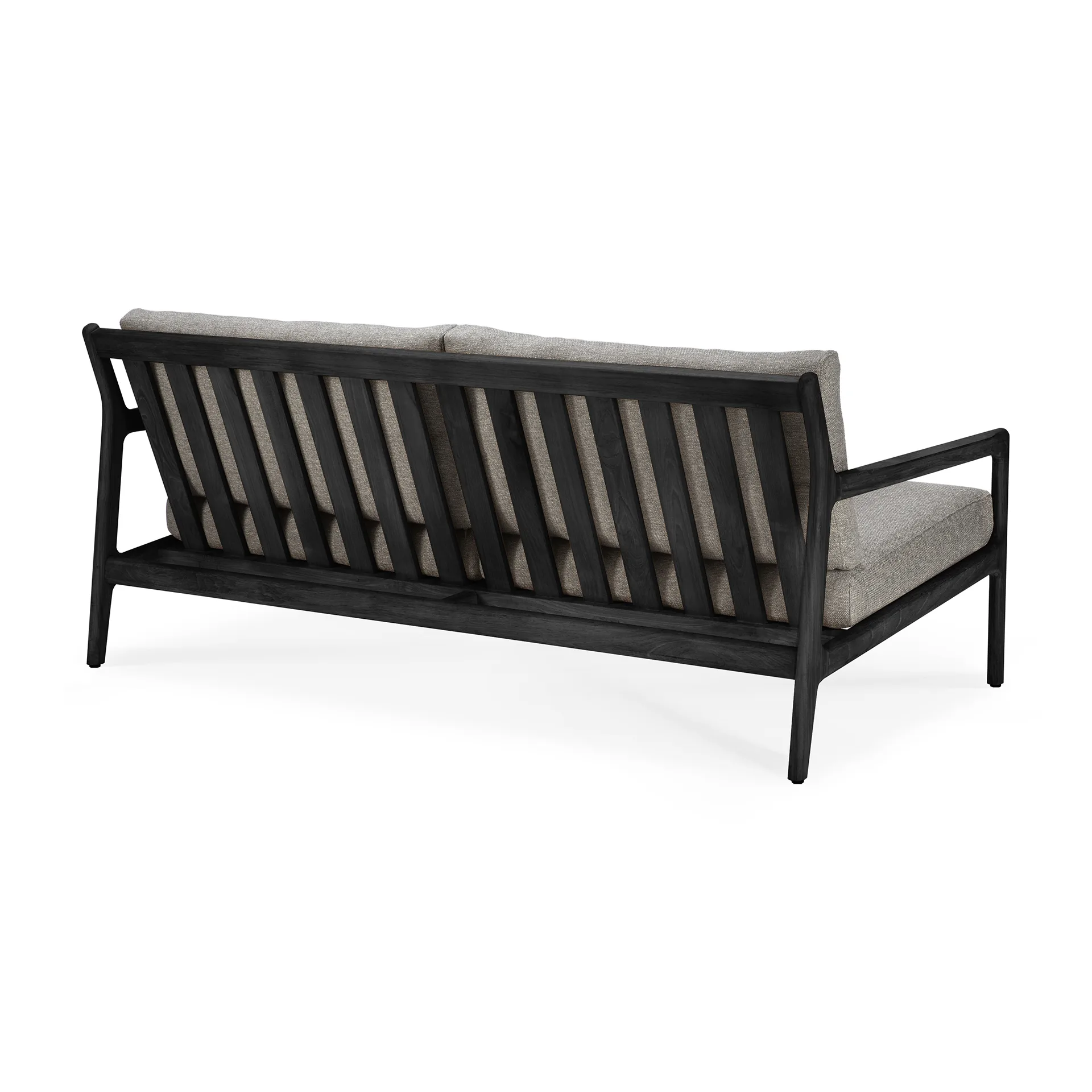 Jack outdoor soffa 2-sits svartbetsad teak, Mocha Ethnicraft