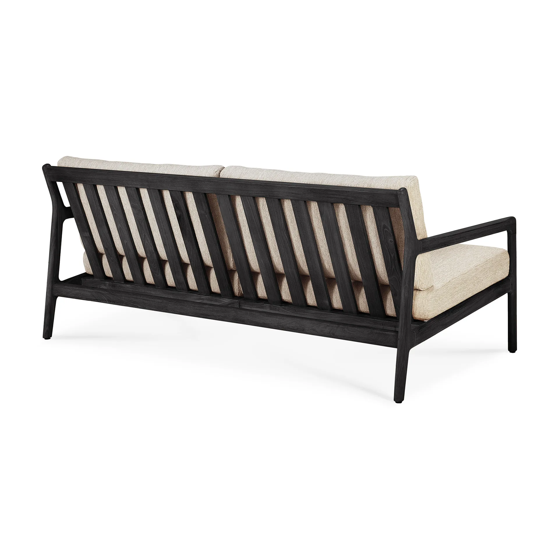 Jack outdoor soffa 2-sits svartbetsad teak, Natural Ethnicraft