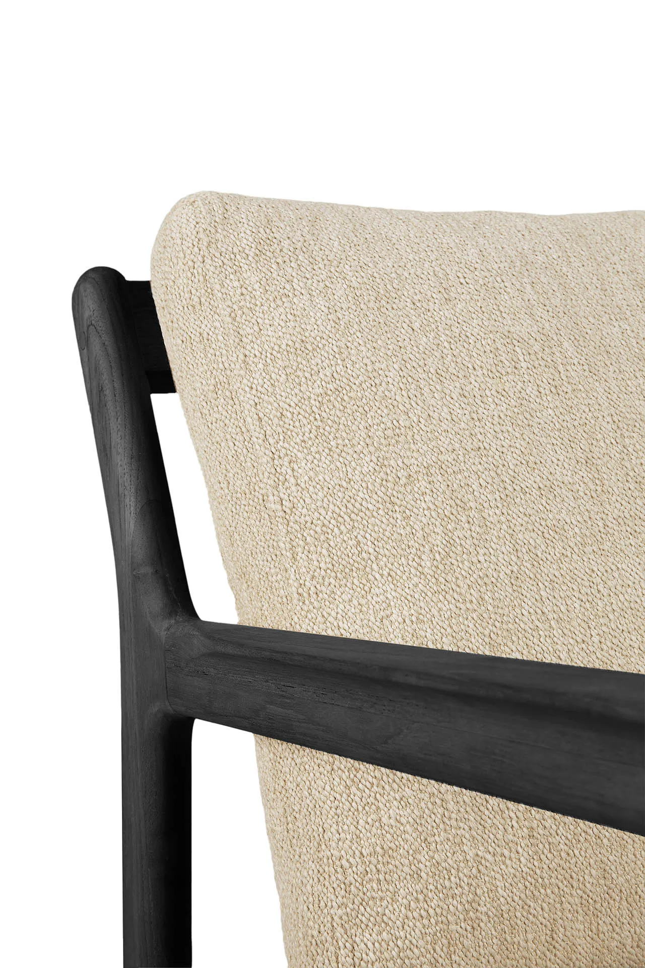 Jack outdoor soffa 2-sits svartbetsad teak, Natural Ethnicraft
