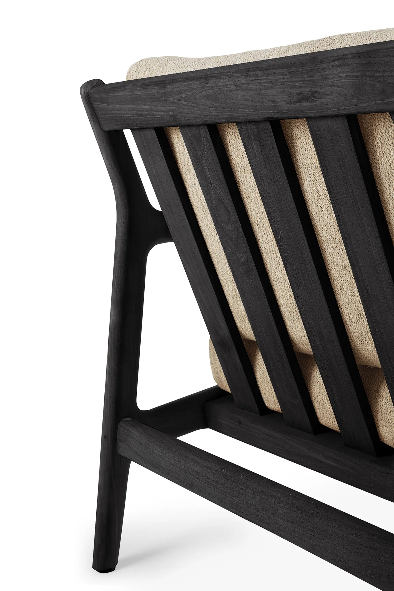 Jack outdoor soffa 2-sits svartbetsad teak, Natural Ethnicraft