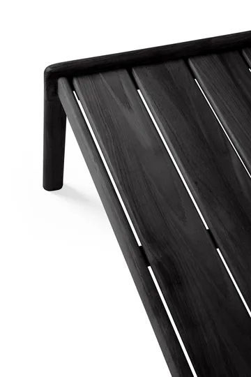 Jack outdoor soffbord svartbetsad teak - 120x65 cm - Ethnicraft