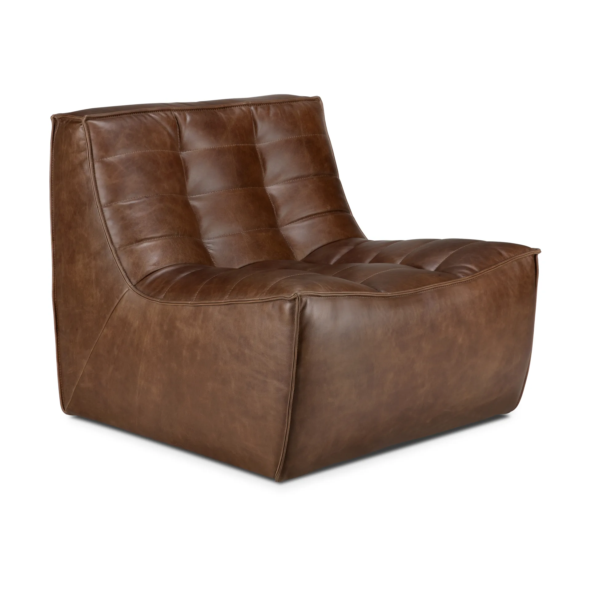 N701 fåtölj, Läder Chestnut Ethnicraft