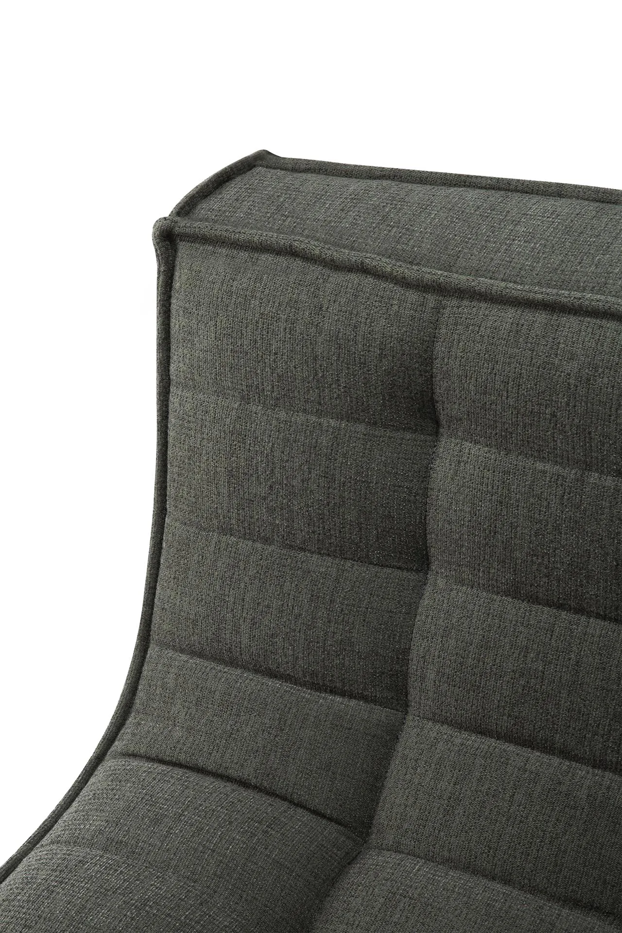 N701 hörnmodul rak, Moss Eco fabric Ethnicraft