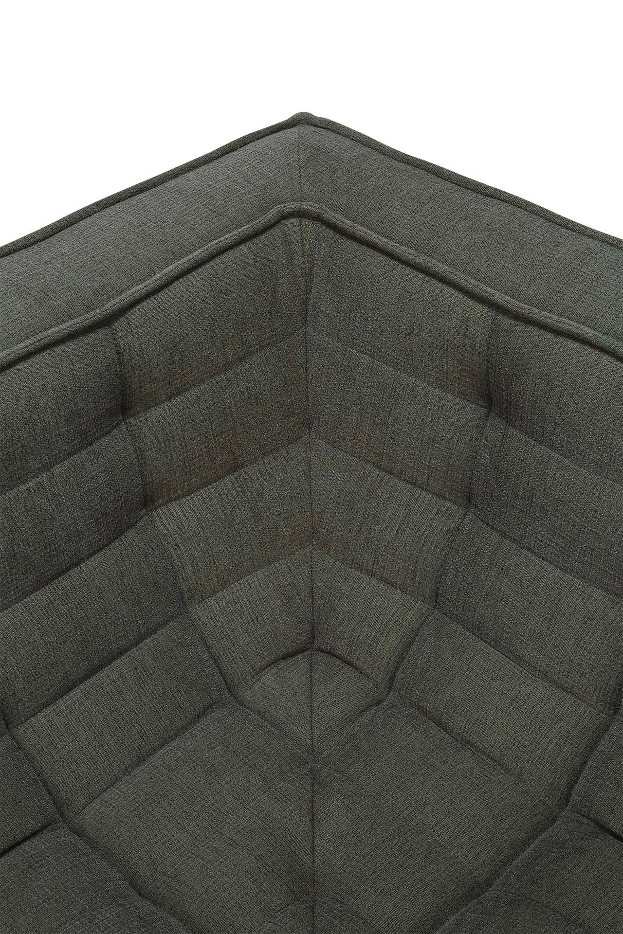 N701 hörnmodul rak, Moss Eco fabric Ethnicraft