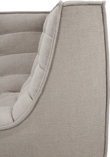 N701 hörnmodul rak - Tyg Ecru beige - Ethnicraft
