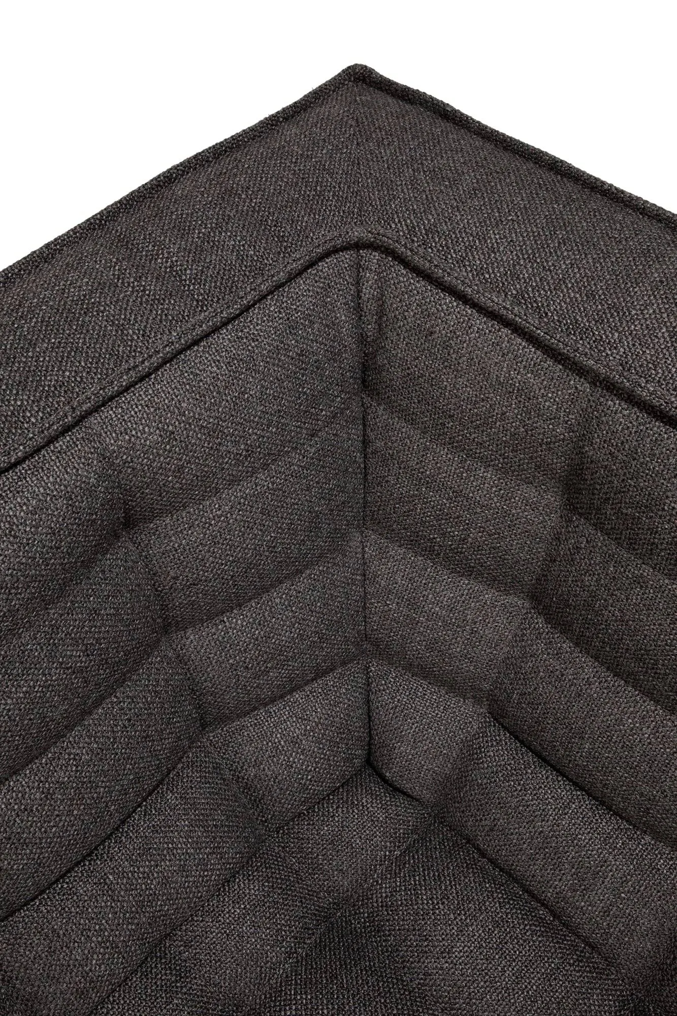 N701 soffa 3-sits, Dark grey, med armstöd Ethnicraft