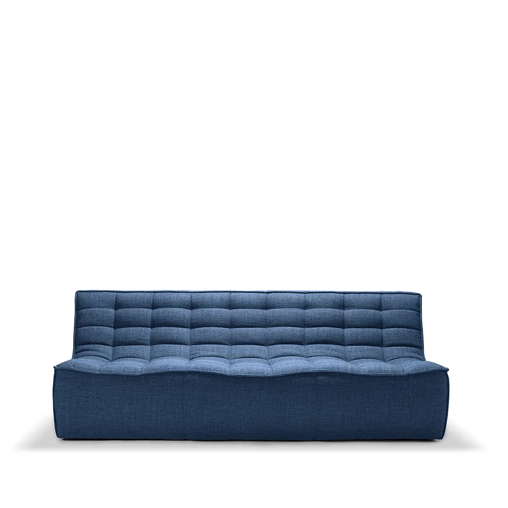 N701 soffa 3-sits, Tyg blue Ethnicraft