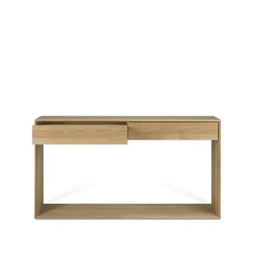 Nordic konsolbord - Lackad ek två lådor 160x40 cm - Ethnicraft