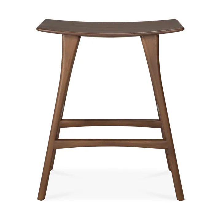 Osso Counter hög pall 67 cm - Lackad teak brown - Ethnicraft