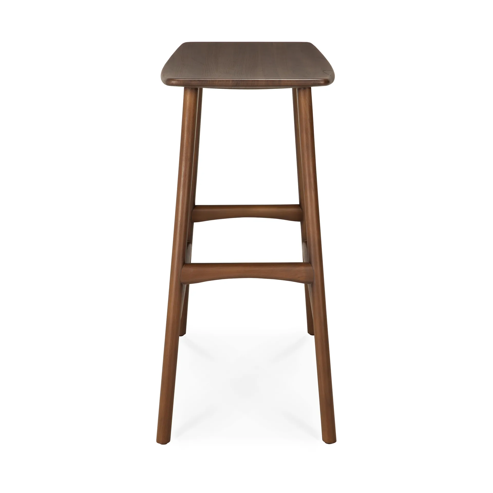 Osso Counter hög pall 67 cm, Lackad teak brown Ethnicraft